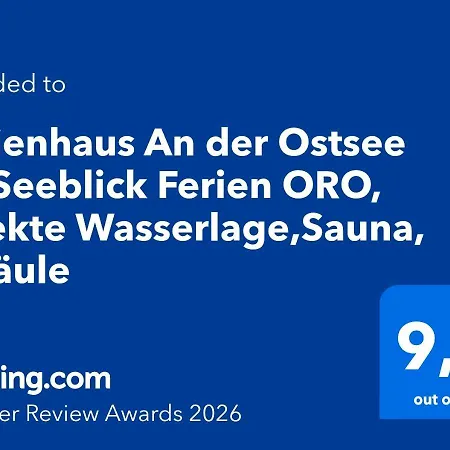 An Der Ostsee By Seeblick Ferien Oro, Direkte Wasserlage,sauna, E-saeule *